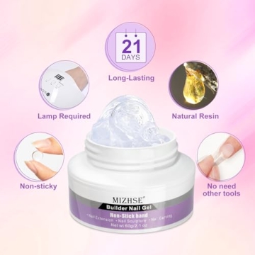 MIZHSE Solid Builder Gel for Creative Nail Art and Extensions