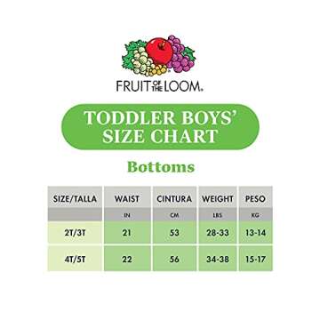 Fruit of the Loom boys Tag Free Cotton briefs underwear, Toddler Ã‚â€“ 5 Pack Ã‚â€“ ...