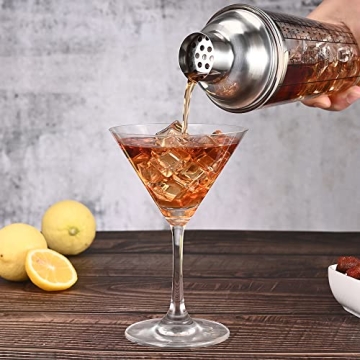 Etens 14oz Glass Cocktail Shaker with Recipes