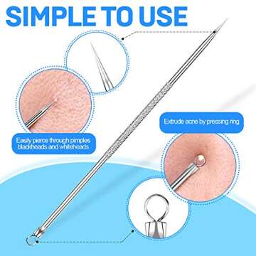 Teenitor Pimple Extractor Tool - Safe Blackhead Remover