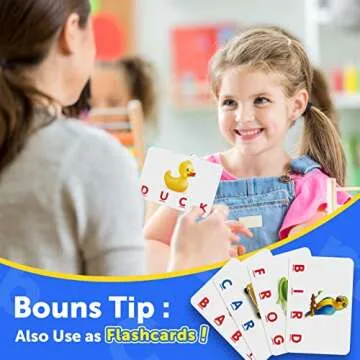 Educational Matching Letter Game for Kids Ages 3-5