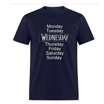 Wednesday Addams T-Shirt | I'm Not Perky | Gifts for Him and Her Nevermore Academy Mens, Womens & Kids T-shirt raven Wednesday Addams T-Shirt | The Best Day of the Week