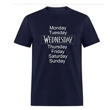 Wednesday Addams T-Shirt | I'm Not Perky | Gifts for Him and Her Nevermore Academy Mens, Womens & Kids T-shirt raven Wednesday Addams T-Shirt | The Best Day of the Week