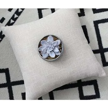 Pack of 2, Kevin Textile Decorative 2 Tone Linen Pillow Covers Farmhouse Boho Decor Cushion Covers for Chair/Sofa/Bed/Car, 18 x 18 Inches, Light Beige