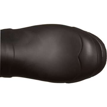 Hunter Footwear Women's Original Tall Back Adjustable Rain Boots, Black, 5