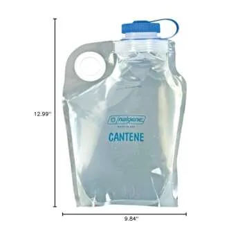 Nalgene 96-Ounce Wide Mouth Water Canteen for Hydration