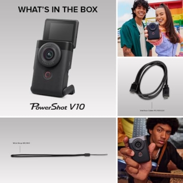 Canon PowerShot V10 Compact Vlogging Camera for Creators