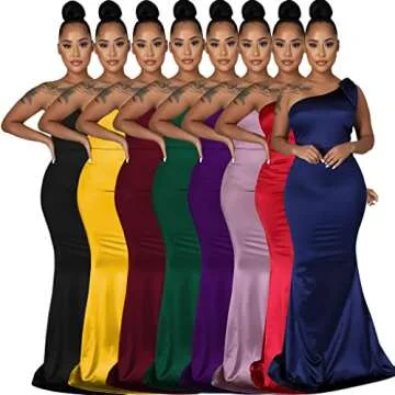 Elegant Black Maxi Dress with Ruffle Corset Design