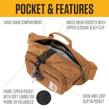 Carhartt Adjustable Waist Pack - Functional & Durable Gear