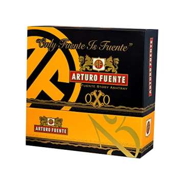 Limited Edition Large 8.75" Arturo Fuente Porcelain Cigar Ashtray Yellow