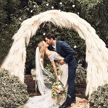 Natural White Pampas Grass Elegant Decor 25pcs