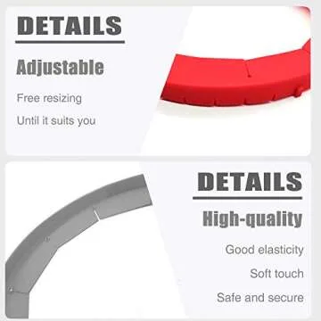 GOLF Silicone Pie Crust Shield,Adjustable Pie Crust Shield for Baking Pie Fit 8 Inch to 11 Inch Diameter Pies Protector Shield (4Pcs,Red,Blue,Green,Grey)