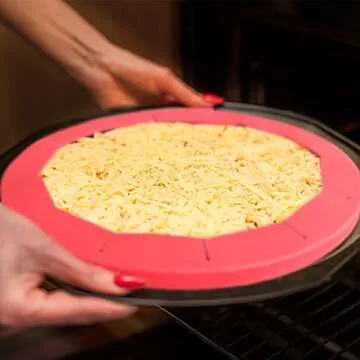 GOLF Silicone Pie Crust Shield,Adjustable Pie Crust Shield for Baking Pie Fit 8 Inch to 11 Inch Diameter Pies Protector Shield (4Pcs,Red,Blue,Green,Grey)