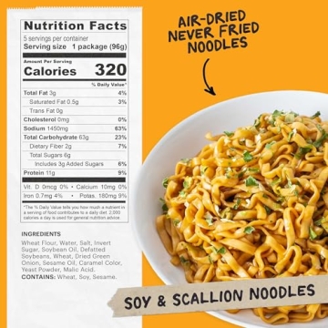 Momofuku Soy & Scallion Ramen - Vegan Instant Noodles