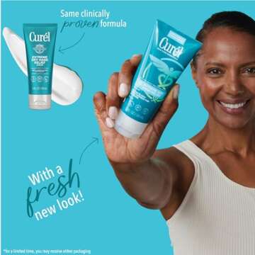 Curel Extreme Dry Hand Relief, Dermatologist Recommended, Long-Lasting Cream For Dry Hands, Paraben ...