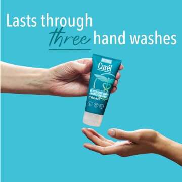 Curel Extreme Dry Hand Relief, Dermatologist Recommended, Long-Lasting Cream For Dry Hands, Paraben Free, Fragrance-Free Hand Lotion, 3 Oz, Pack of 3