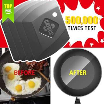 G.CATACC 4-Pack Pan Scraper Kitchen Tool for Cleanup