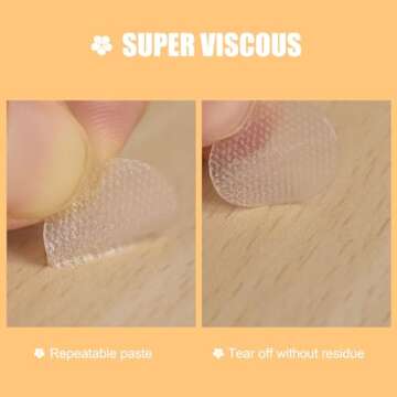 BOOMIBOO 960pcs Self Adhesive Nylon Dots for All Uses