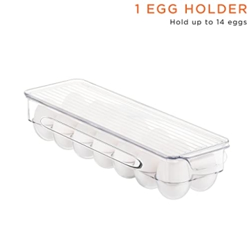 Sorbus Refrigerator Organizer Set - BPA-Free Storage Bins