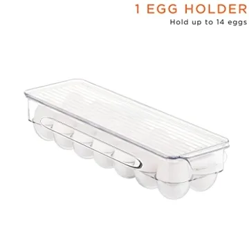 Sorbus Refrigerator Organizer Set - BPA-Free Storage Bins