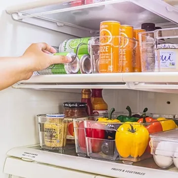 Sorbus Refrigerator Organizer Set - BPA-Free Storage Bins