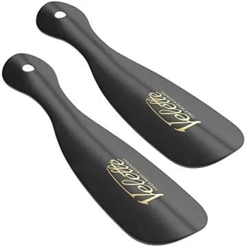 Durable Velette Metal Shoe Horns - Perfect for Travel and Home