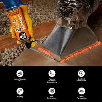 Great Stuff Fireblock Foam Sealant with Smart Dispenser