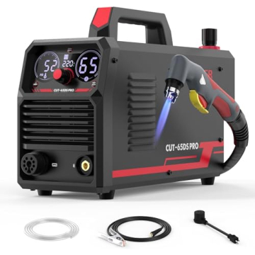 YESWELDER Plasma Cutter 65Amp Non-High Frequency Non-Touch Pilot Arc, Digital Display DC Inverter 11...
