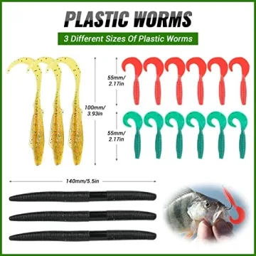 PLUSINNO Premium Fishing Tackle Set for All Anglers