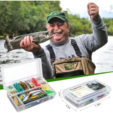PLUSINNO Premium Fishing Tackle Set for All Anglers