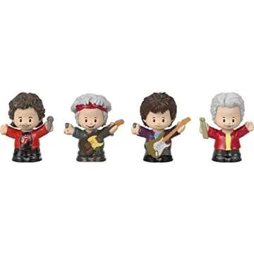 Little People Collector Rolling Stones Rock Band Special Edition Set for Adults & Fans, 4 Figures in...