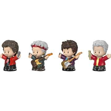 Little People Collector Rolling Stones Rock Band Special Edition Set for Adults & Fans, 4 Figures in Display Package
