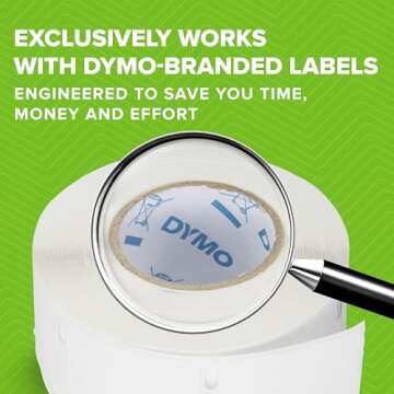 DYMO LabelWriter 550 Series Label Printer with Dymo-Branded Label Compatibility, Automatic Label Rec...