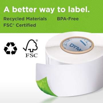 DYMO LabelWriter 550 Series Label Printer with Dymo-Branded Label Compatibility, Automatic Label Recognition, Low Waste, Optimized Direct Thermal Printing, and Plastic-Free Label Packaging
