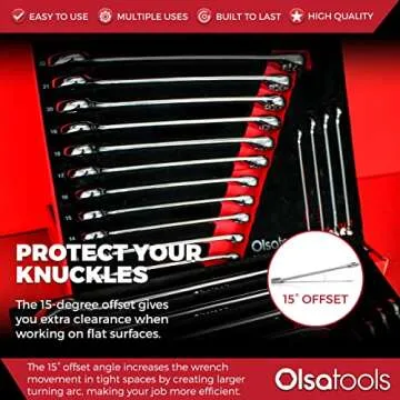 Olsa Tools 15 Pcs Metric Wrench Set - Reliable Performance