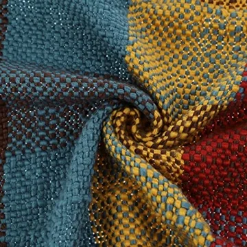 Stylish BATTILO HOME Fall Plaid Throw Blanket for Cozy Comfort