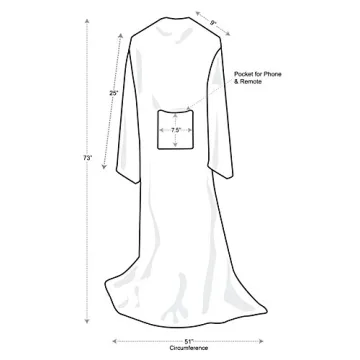 Catalonia Wearable Blanket with Sleeves & Pocket for Ultimate Comfort
