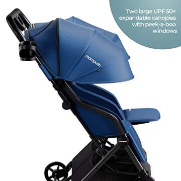 Mompush Lithe Double Ultralight Stroller for Easy Family Travel