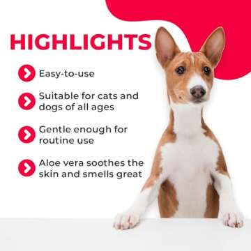 Pet Health Pharma Truseb Topical Ketoconazole and Chlorhexidine Wipes for Dogs, Cats and Horses - with Aloe for Cleansing - 50 Count (Ketoconazole & Chlorhexidine Wipes, 50 Count)