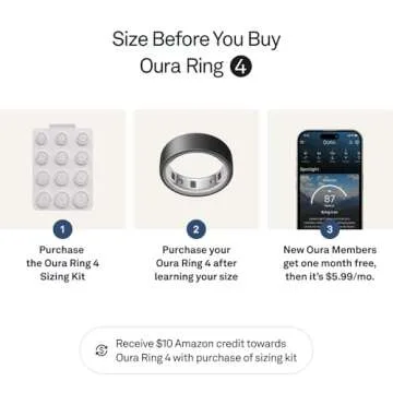Oura Ring 4 - Sleek Smart Fitness Tracker for Healthy Living