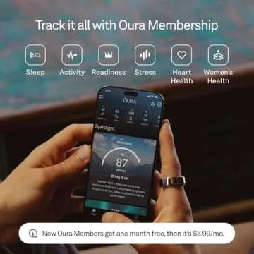 Oura Ring 4 - Sleek Smart Fitness Tracker for Healthy Living