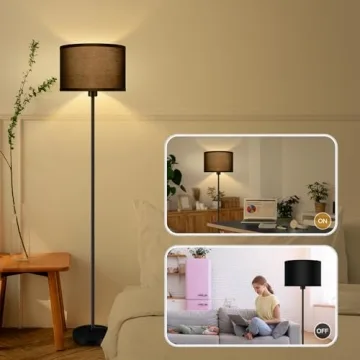 AUQUEE Modern Floor Lamp for Living Room & Bedroom