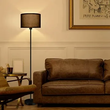 AUQUEE Modern Floor Lamp for Living Room & Bedroom