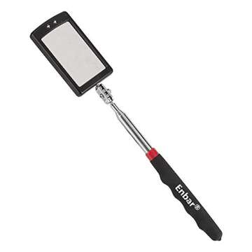 Versatile Telescopic Inspection Mirror with LED Lights
