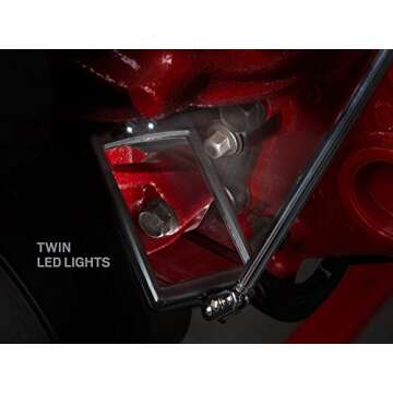 Versatile Telescopic Inspection Mirror with LED Lights