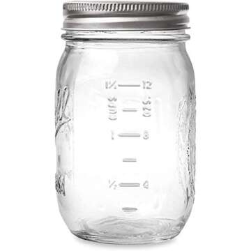 Ball Regular Mouth Pint 16-oz Mason Jar with Lids and Bands (Pack of 24)