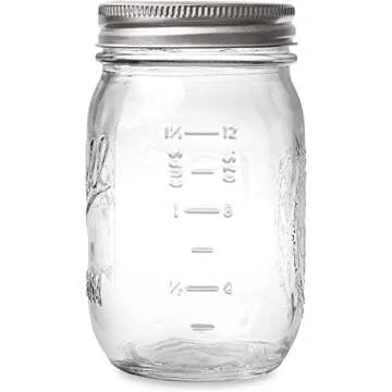Ball Regular Mouth Pint 16-oz Mason Jar with Lids and Bands (Pack of 24)