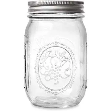 Ball Regular Mouth Pint 16-oz Mason Jar with Lids and Bands (Pack of 24)
