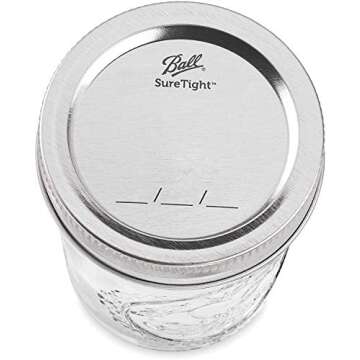 Ball Regular Mouth Pint 16-oz Mason Jar with Lids and Bands (Pack of 24)