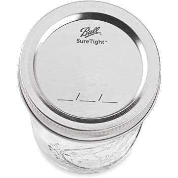 Ball Regular Mouth Pint 16-oz Mason Jar with Lids and Bands (Pack of 24)